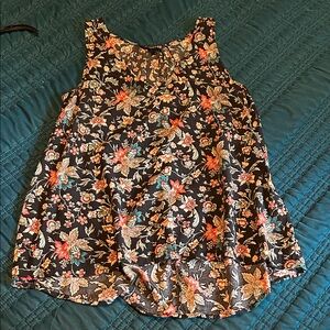 Express Multicolor Floral Tank Top